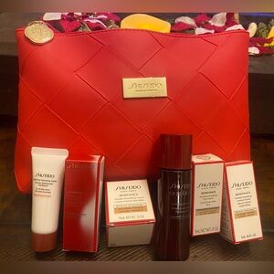Shiseido Ginza Tokyo skincare set & makeup bag